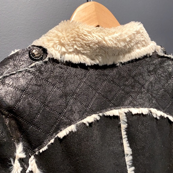 OOAK Vegan Shearling Coat - Picture 7 of 11